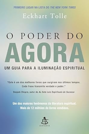 Capa do livro O Poder do Agora de Eckhart Tolle